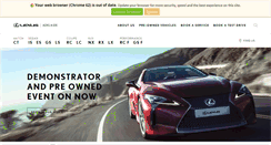 Desktop Screenshot of lexusofadelaide.com.au